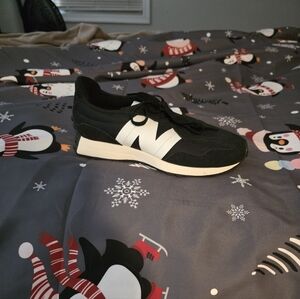 New Balance Kids Black and White Sneakers